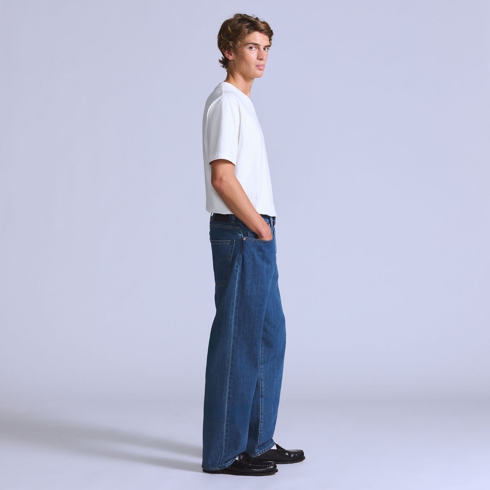 Main 2 - Levi's® Blue Tab™ Men's Marker Selvedge Loose Jeans - 001LN0007