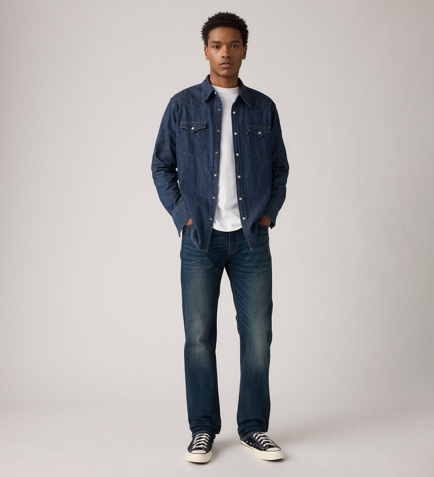 Main 4 - Levi's® Men's 505™ Regular Jeans - 005051556