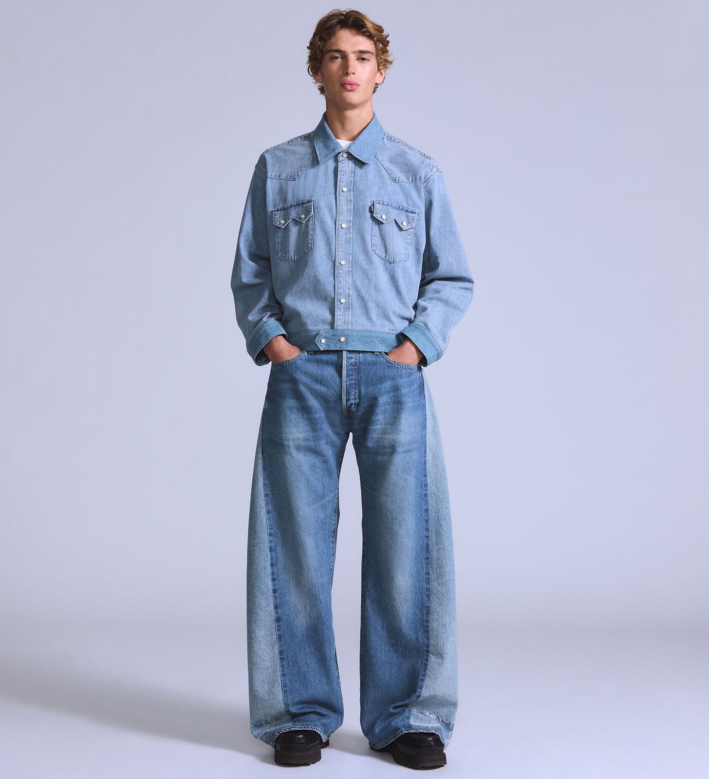 Main 1 - Levi's® Blue Tab™ Men's 1980s 501® Customized Jeans - 006BZ0000