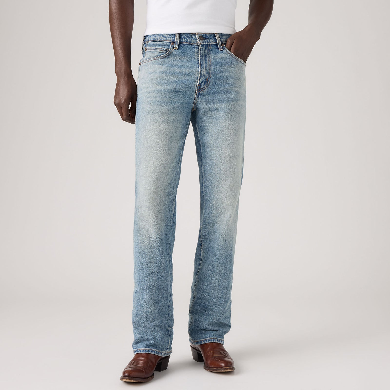 Main 5 - Levi's® Men's 507 Western Slim Bootcut Jeans - 0098C0004