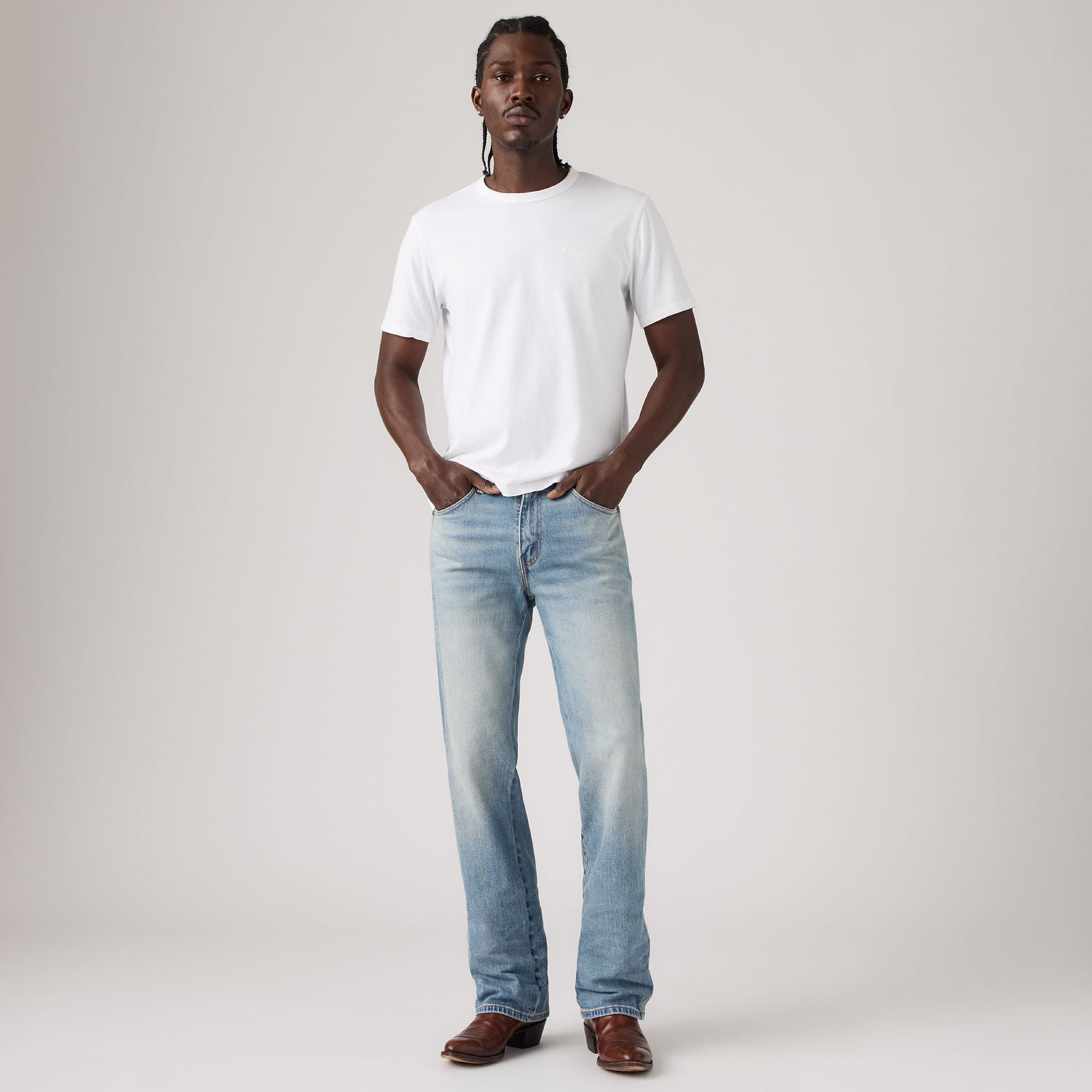 Main 1 - Levi's® Men's 507 Western Slim Bootcut Jeans - 0098C0004