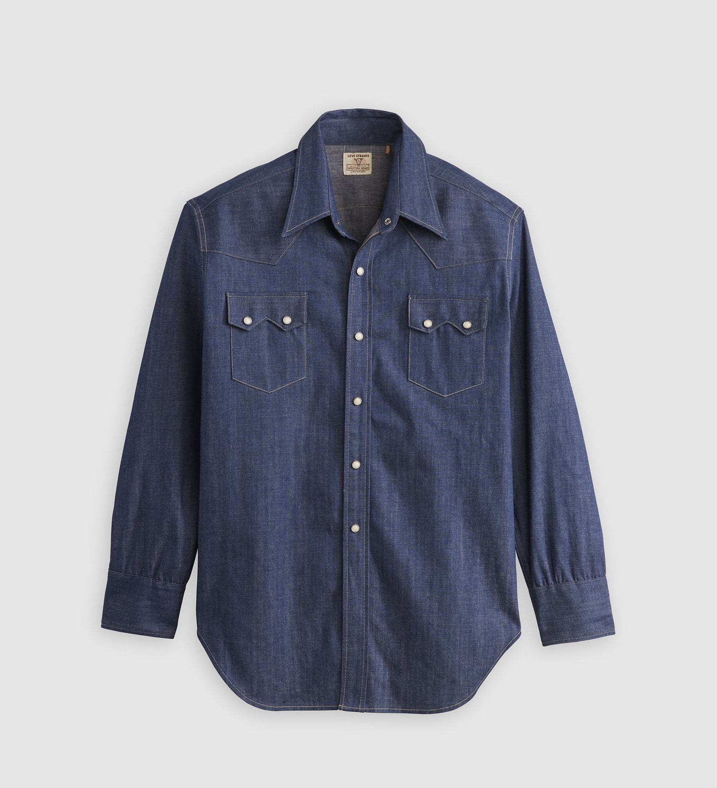 Main 5 - Levi's® Vintage Clothing Men's 1955 Shorthorn Sawtooth Shirt - 001L70002