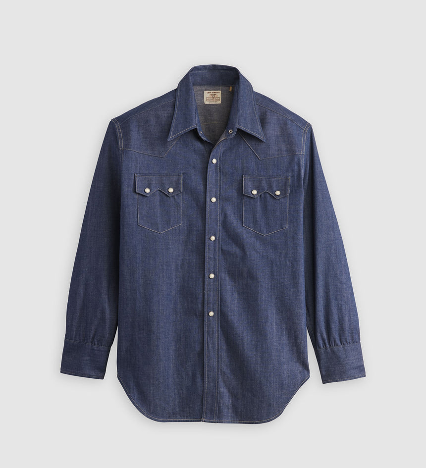 Main 5 - Levi's® Vintage Clothing Men's 1955 Shorthorn Sawtooth Shirt - 001L70002