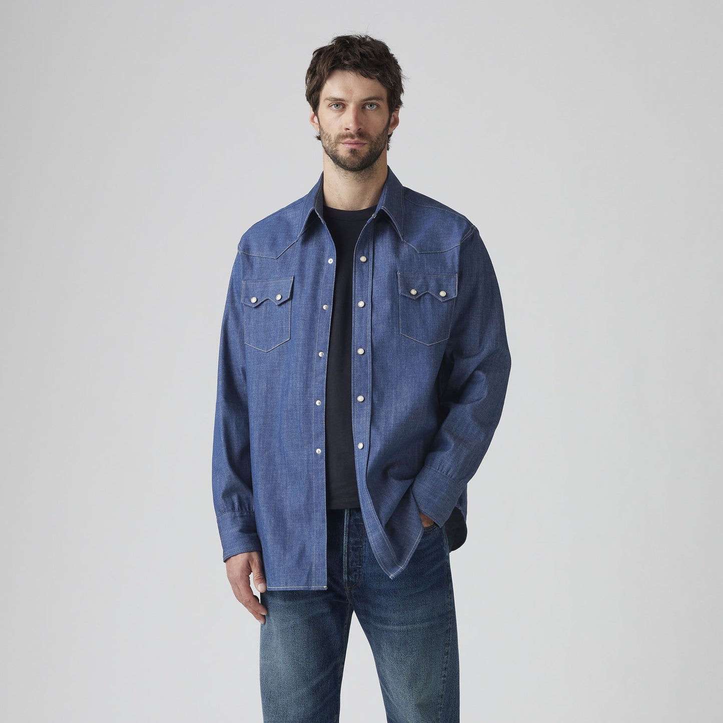 Levi's® Vintage Clothing Men's 1955 Shorthorn Sawtooth Shirt