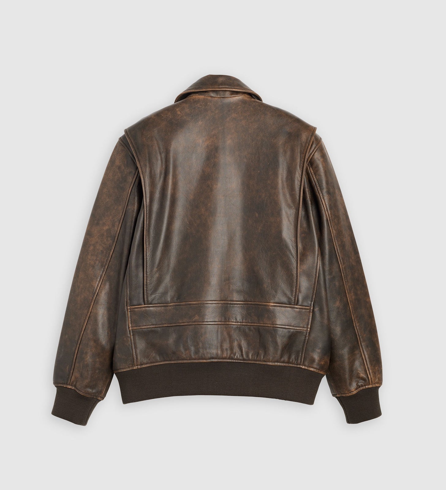 Main 7 - Levi's® Men's Clayton Leather Aviator Jacket - 003AU0000