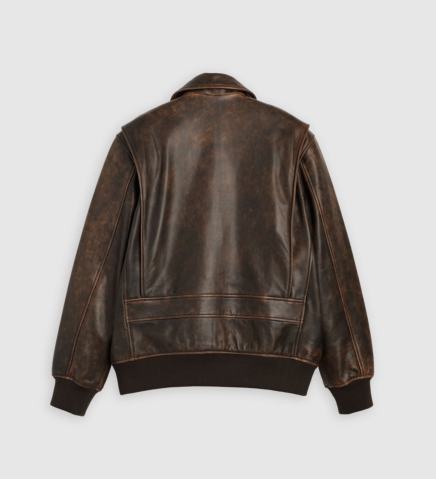 Main 7 - Levi's® Men's Clayton Leather Aviator Jacket - 003AU0000
