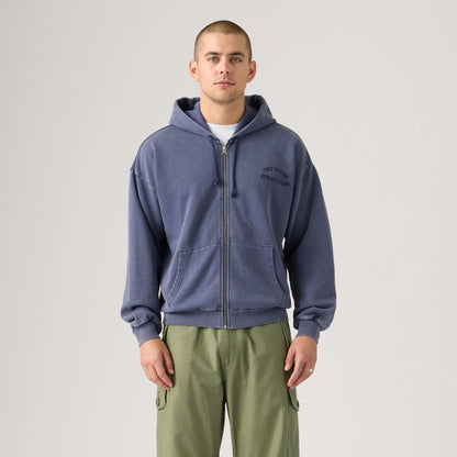 Levi's® Men's Two Horse Cropped Zip-Up Sweatshirt