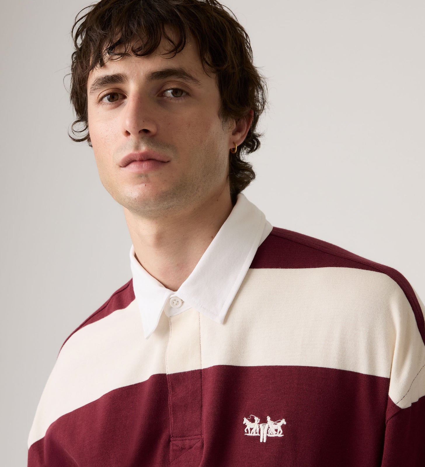 Main 4 - Levi's® Men's Hudson Boxy Rugby Shirt - 005FO0000