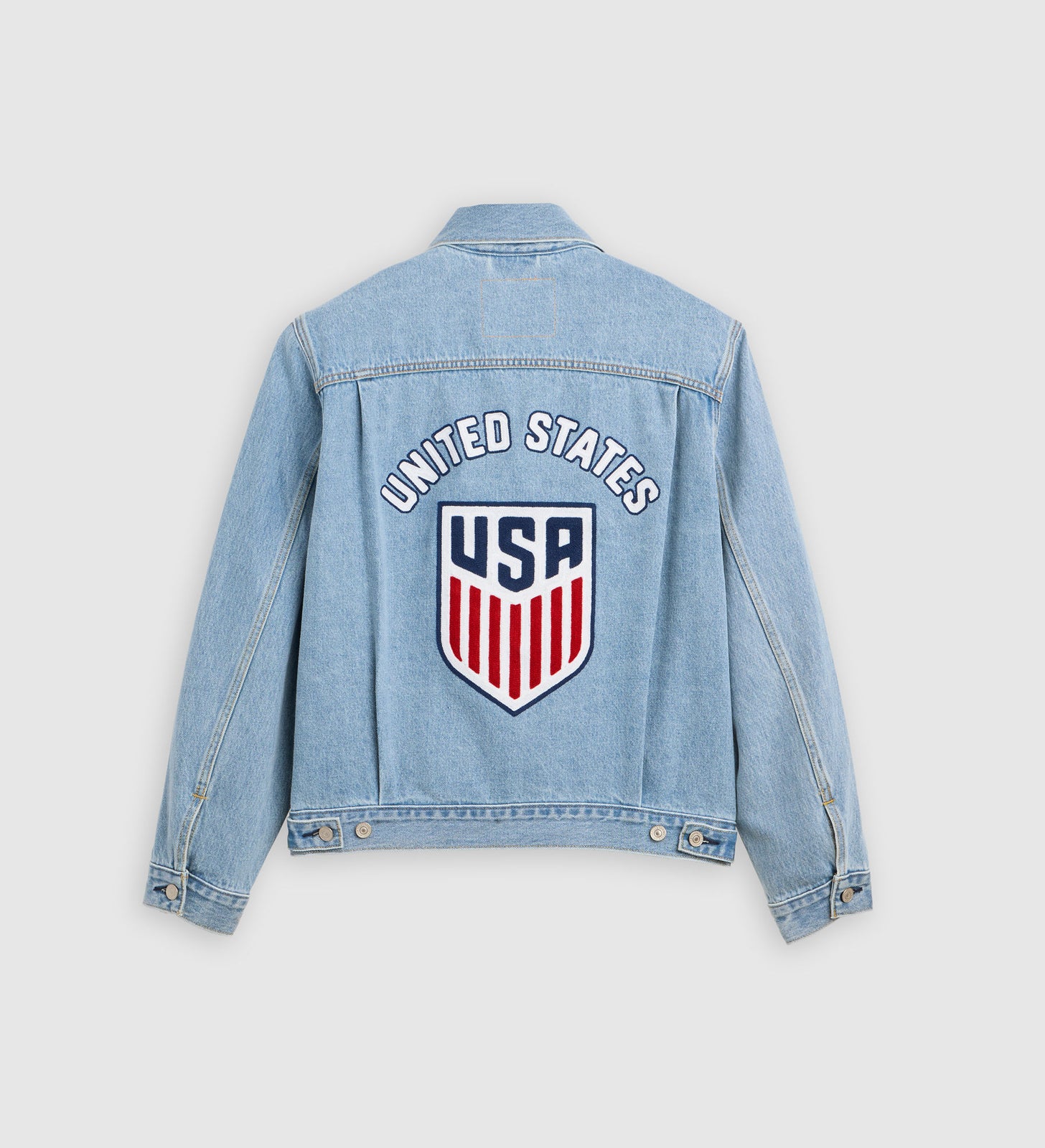 Main 8 - Levi's® U.S. Soccer Type II Trucker Jacket - 006GH0000