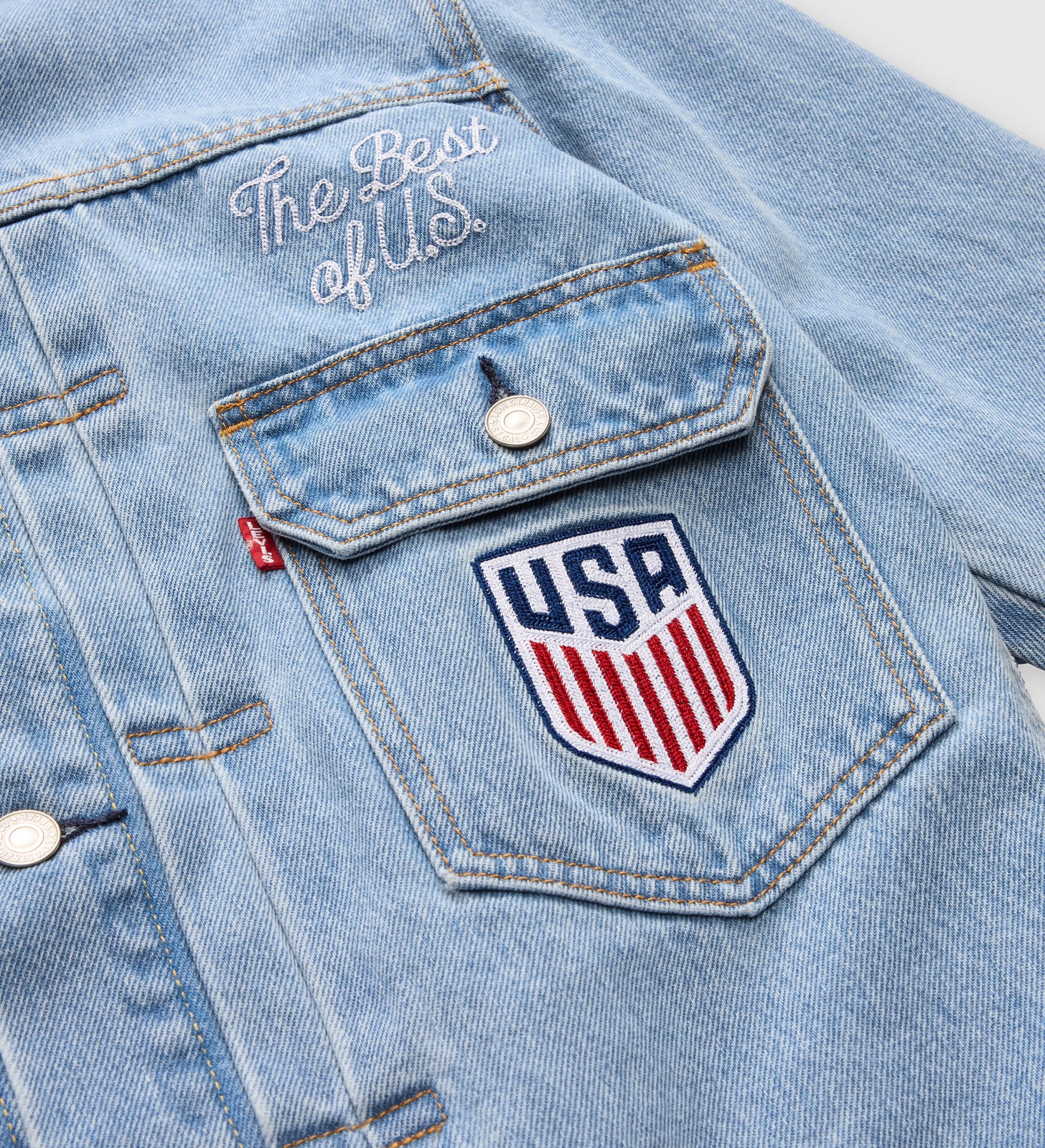 Main 10 - Levi's® U.S. Soccer Type II Trucker Jacket - 006GH0000