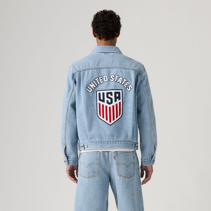 Thumbnail 6 - Levi's® U.S. Soccer Type II Trucker Jacket - 006GH0000