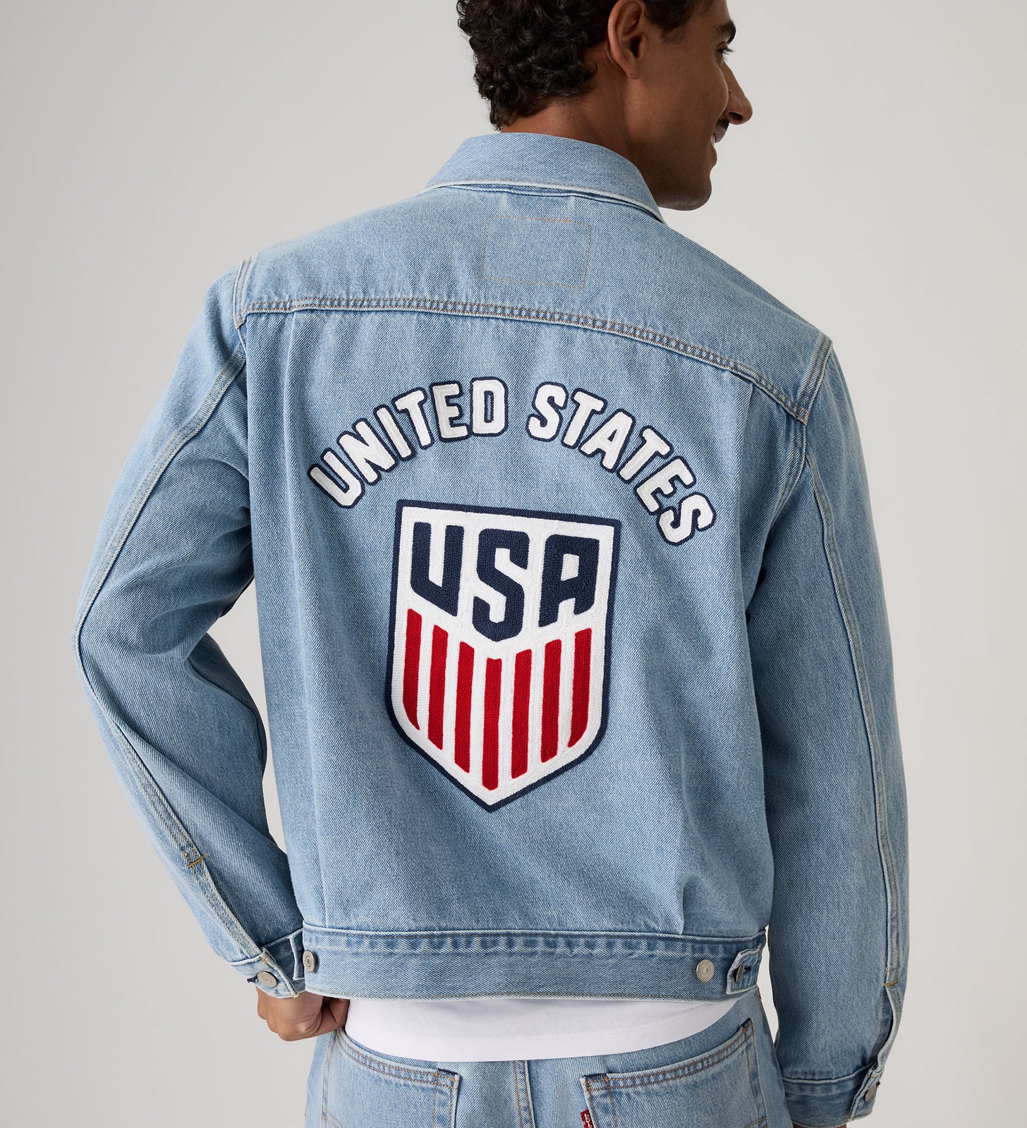 Main 2 - Levi's® U.S. Soccer Type II Trucker Jacket - 006GH0000