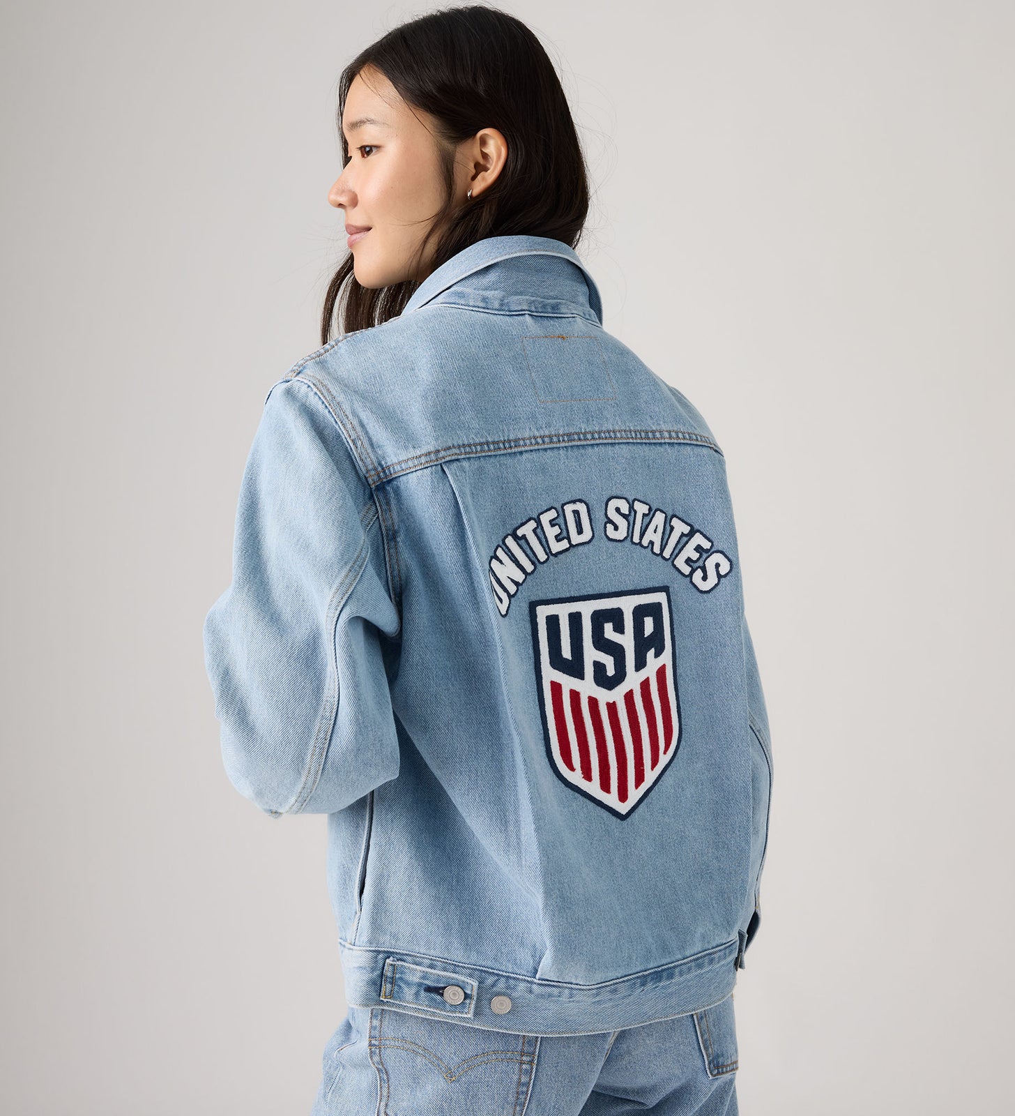 Main 5 - Levi's® U.S. Soccer Type II Trucker Jacket - 006GH0000