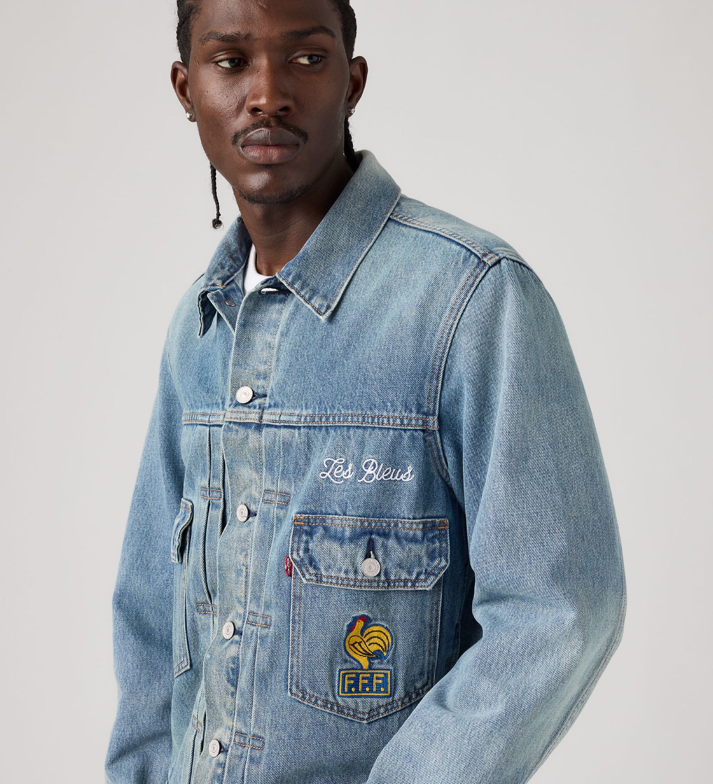 Main 4 - Levi's® France Football Type II Trucker Jacket - 006GH0002