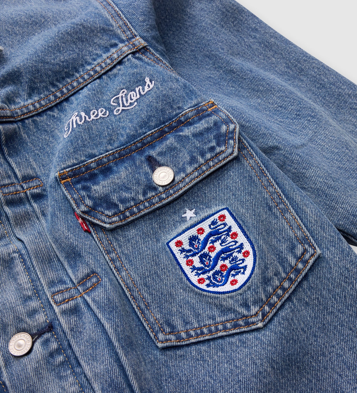 Main 12 - Levi's® England Football Type II Trucker Jacket - 006GH0006