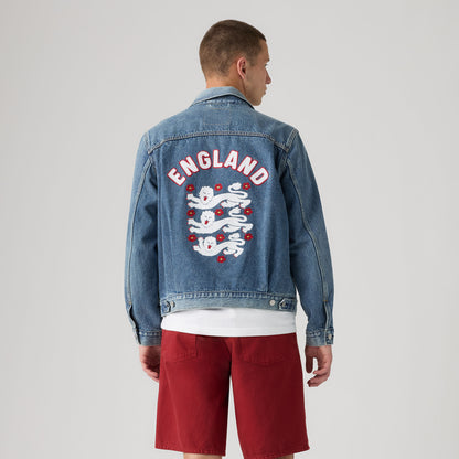 Thumbnail 6 - Levi's® England Football Type II Trucker Jacket - 006GH0006