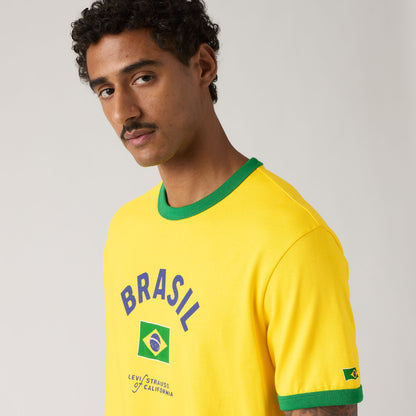 Thumbnail 4 - Levi's® Brazil Men's Ringer Tee - 006GW0001