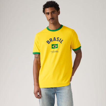 Thumbnail 3 - Levi's® Brazil Men's Ringer Tee - 006GW0001