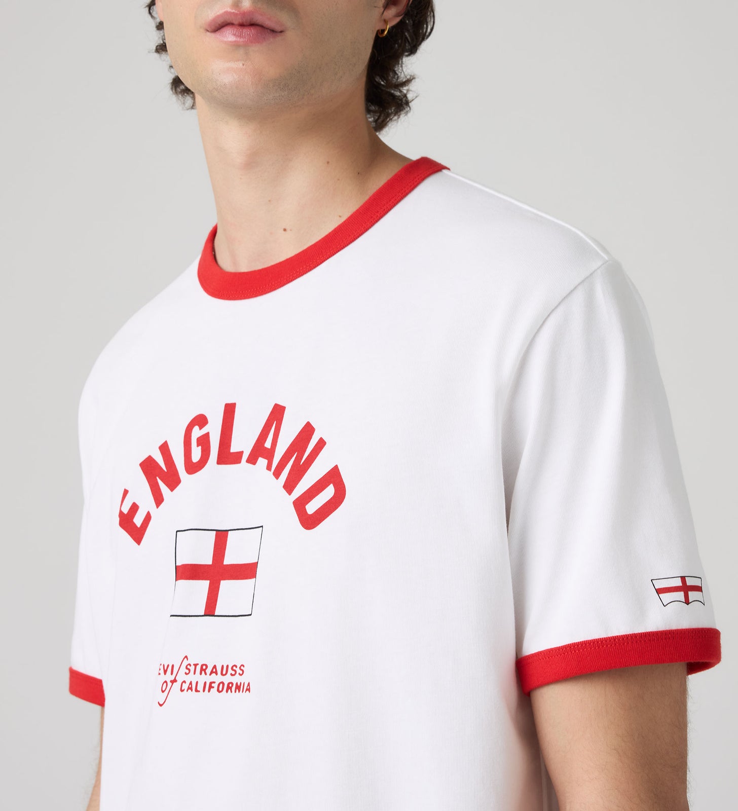 Main 4 - Levi's® England Men's Ringer Tee - 006GW0003