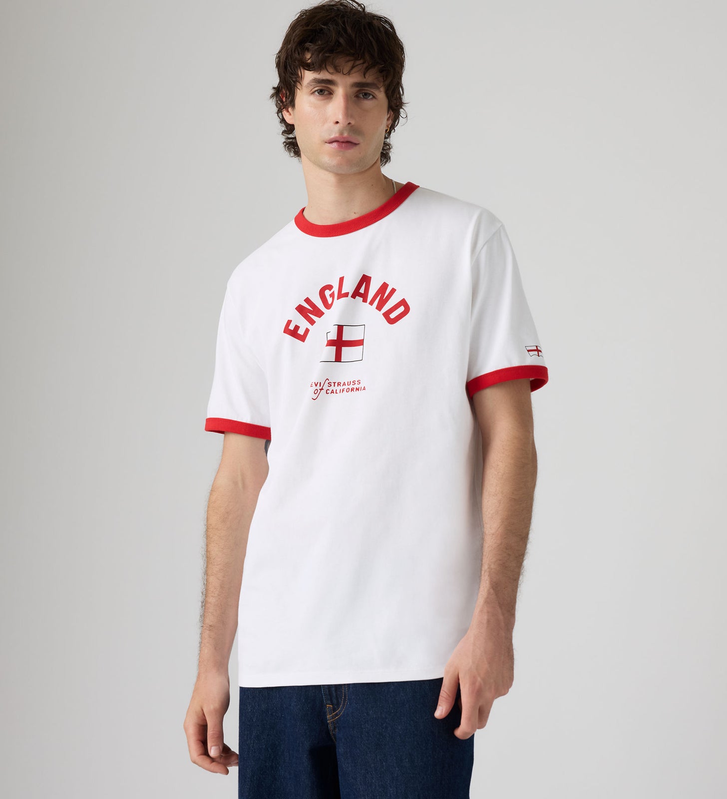 Main 2 - Levi's® England Men's Ringer Tee - 006GW0003