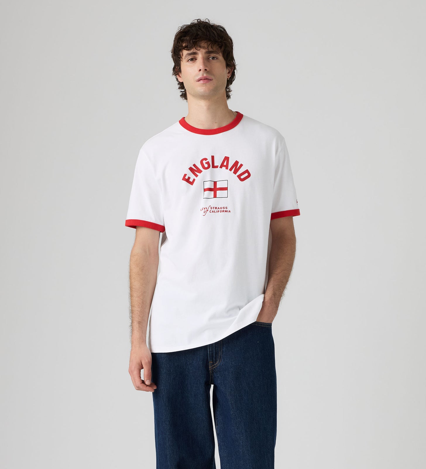 Main 1 - Levi's® England Men's Ringer Tee - 006GW0003