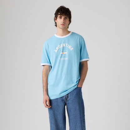 Thumbnail 2 - Levi's® Argentina Men's Ringer Tee - 006GW0007