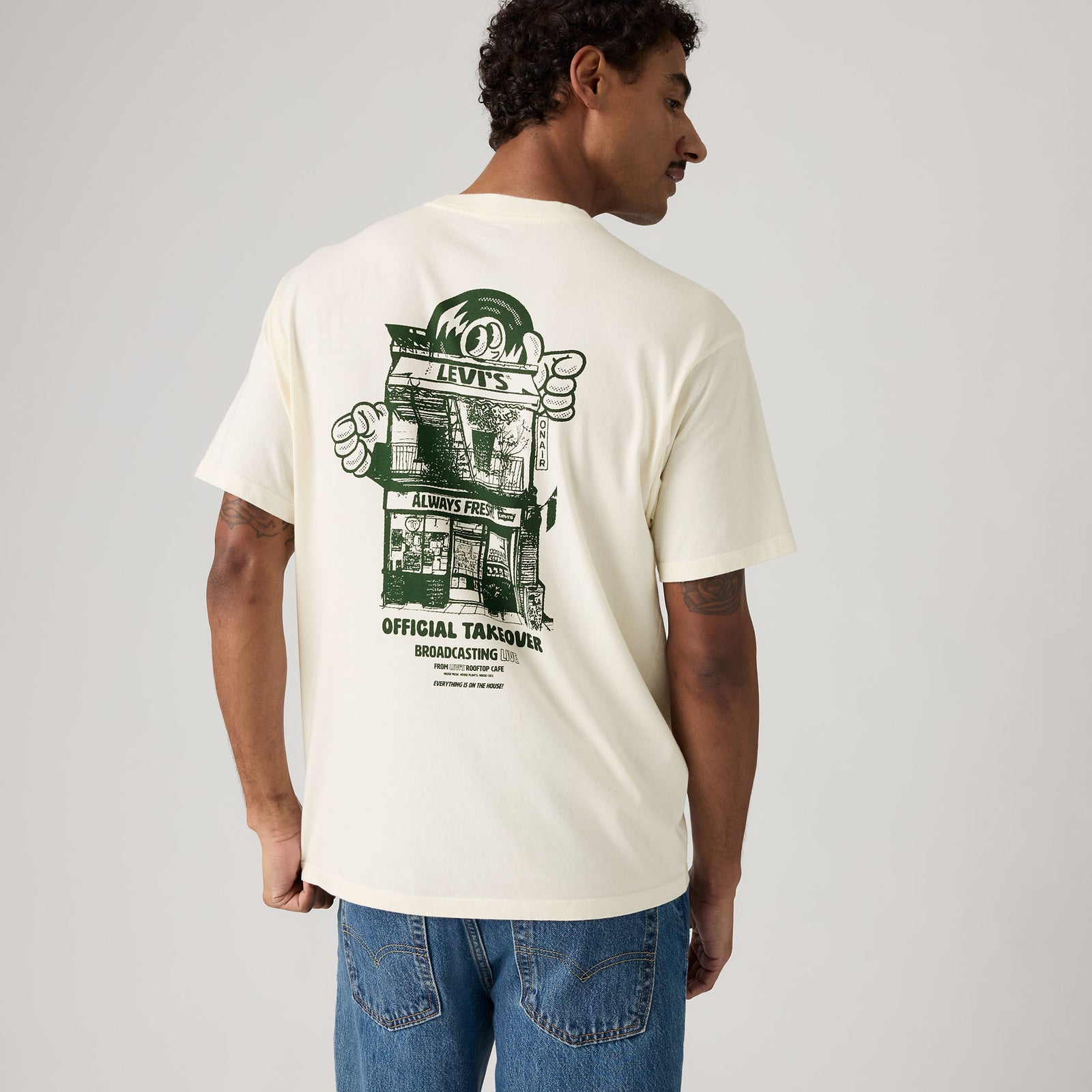 Main 4 - Levi's® Men's Graphic Vintage Fit T-Shirt - 873730455