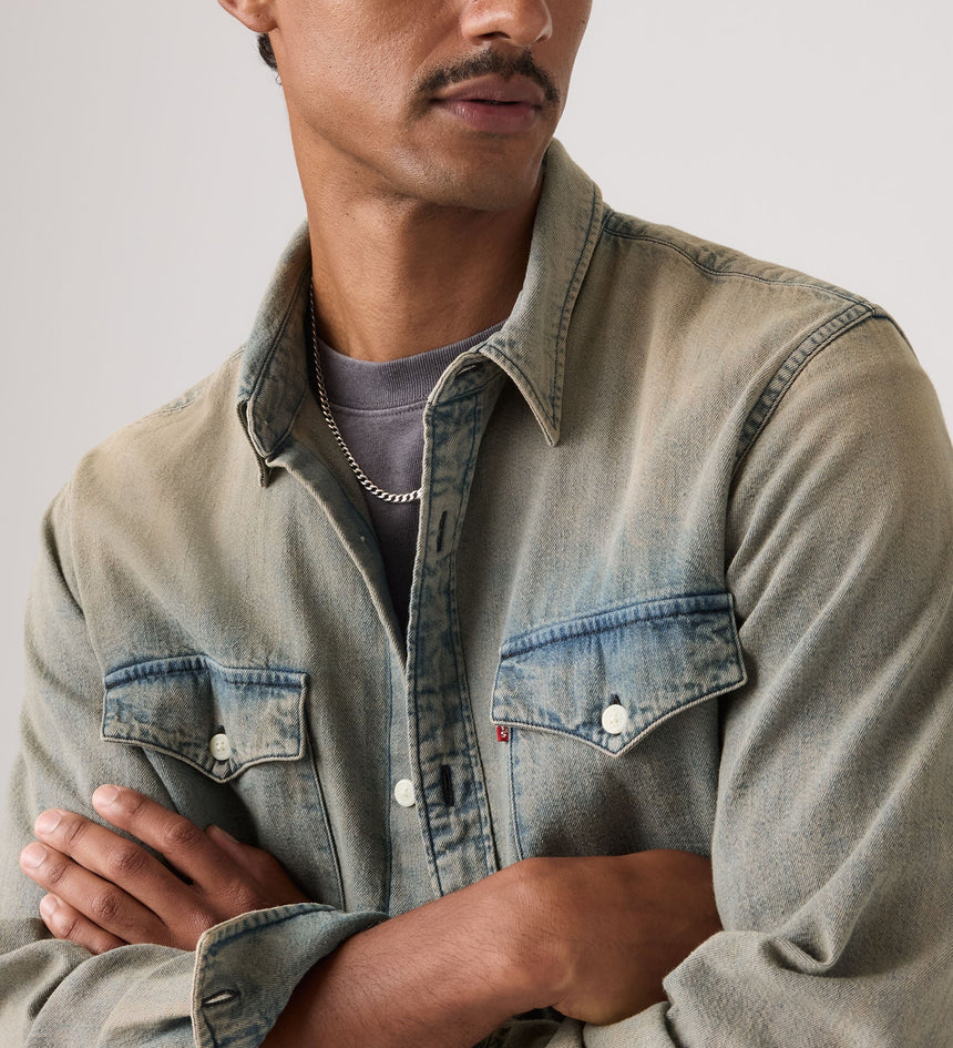 Main 4 - Levi's® Men's Relaxed Fit Western Shirt - A19190073