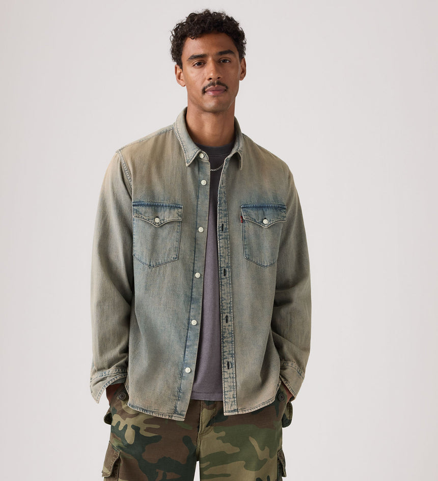 Main 3 - Levi's® Men's Relaxed Fit Western Shirt - A19190073