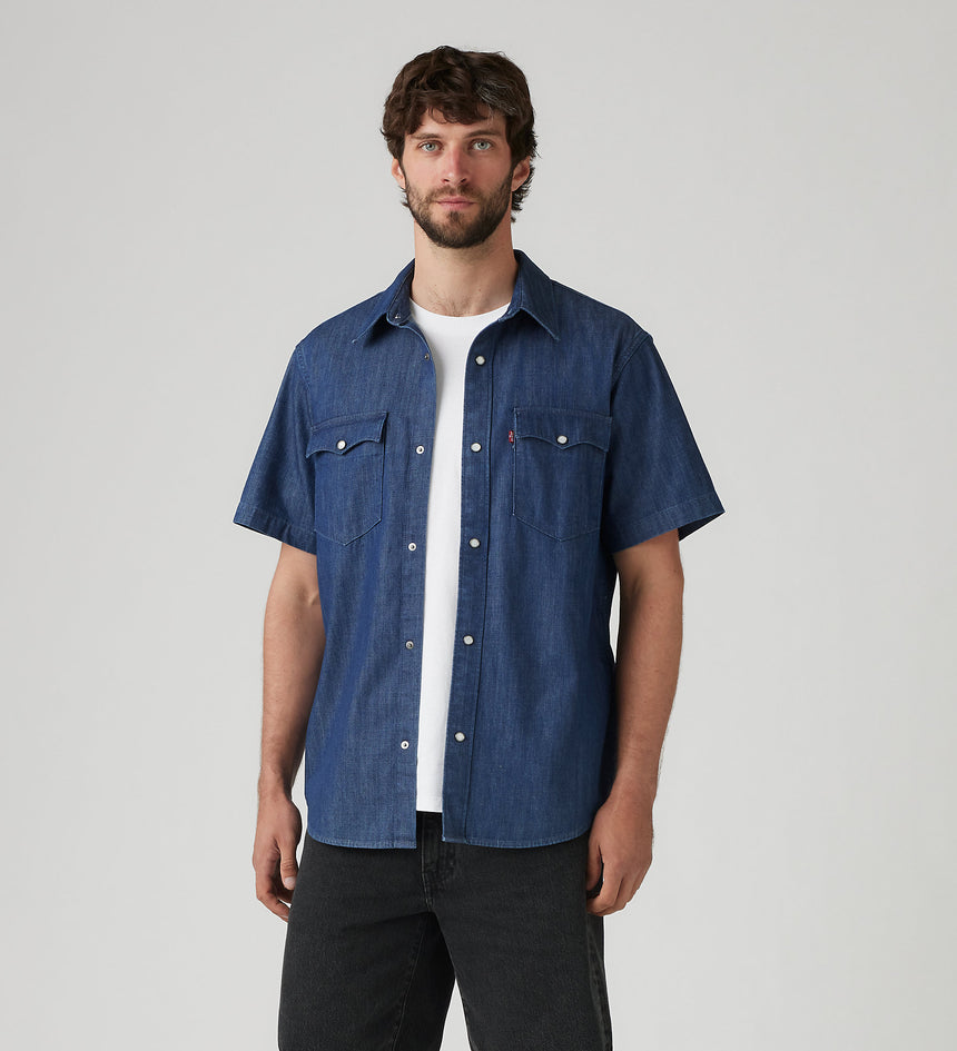 Main 2 - Levi's® Men's Short-Sleeve Relaxed Fit Western Shirt - A57220031