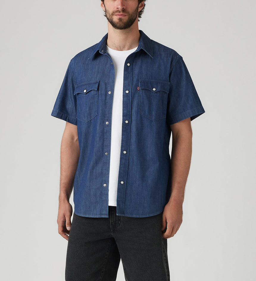 Main 5 - Levi's® Men's Short-Sleeve Relaxed Fit Western Shirt - A57220031