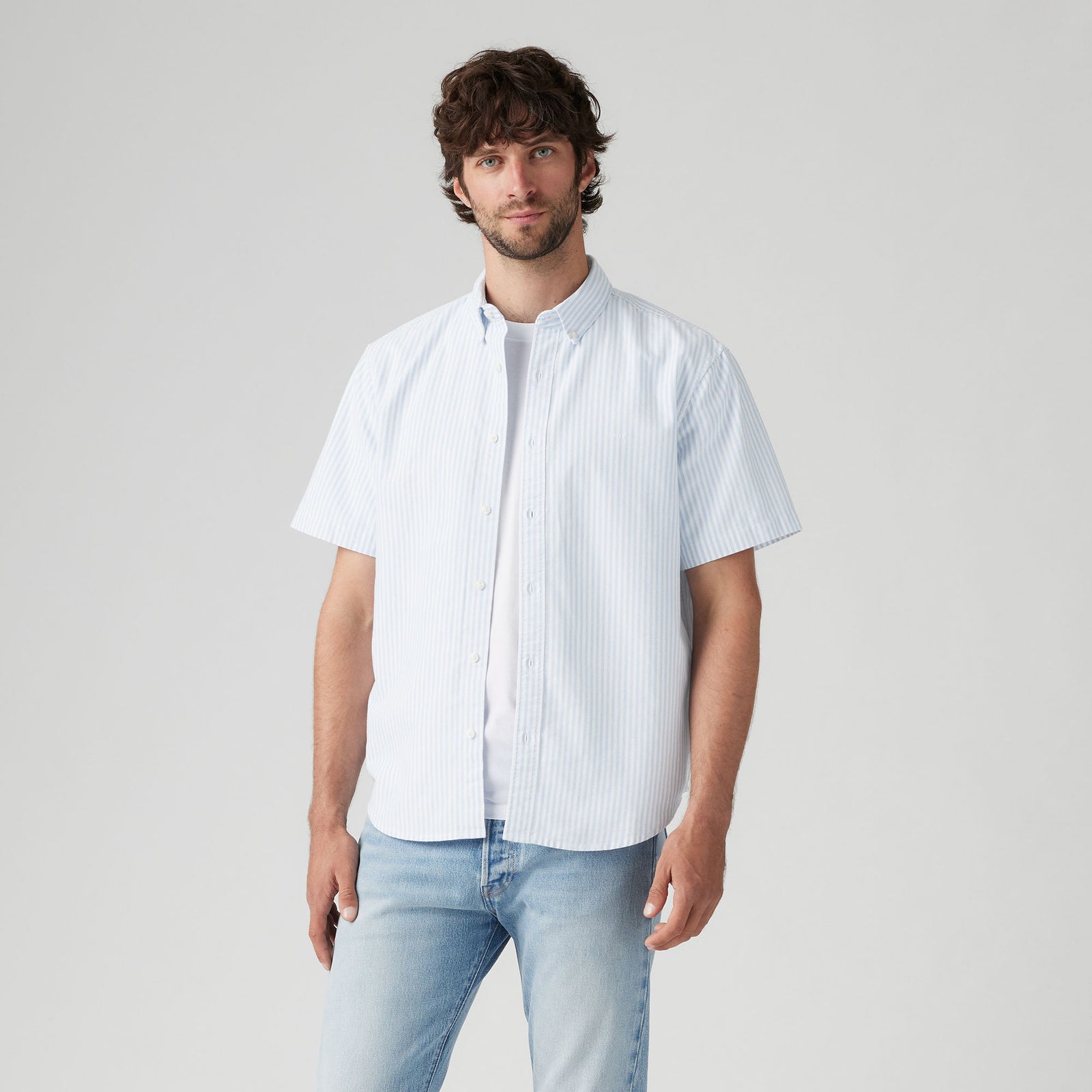 Main 1 - Levi's® Men's Short-Sleeve Authentic Button-Down Shirts SCL - 