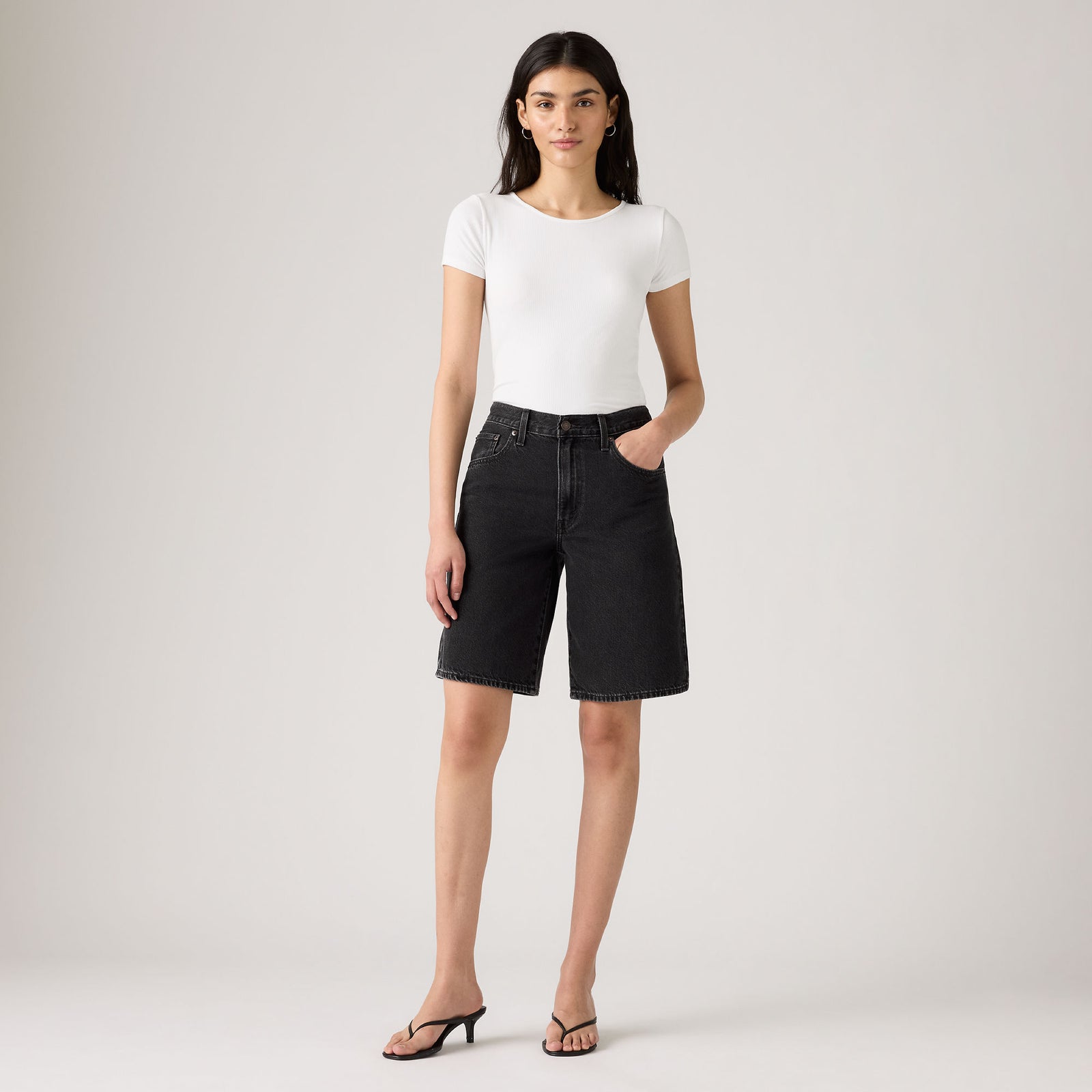 Main 1 - Levi's® Women's Baggy Dad Jorts - 000MJ0009