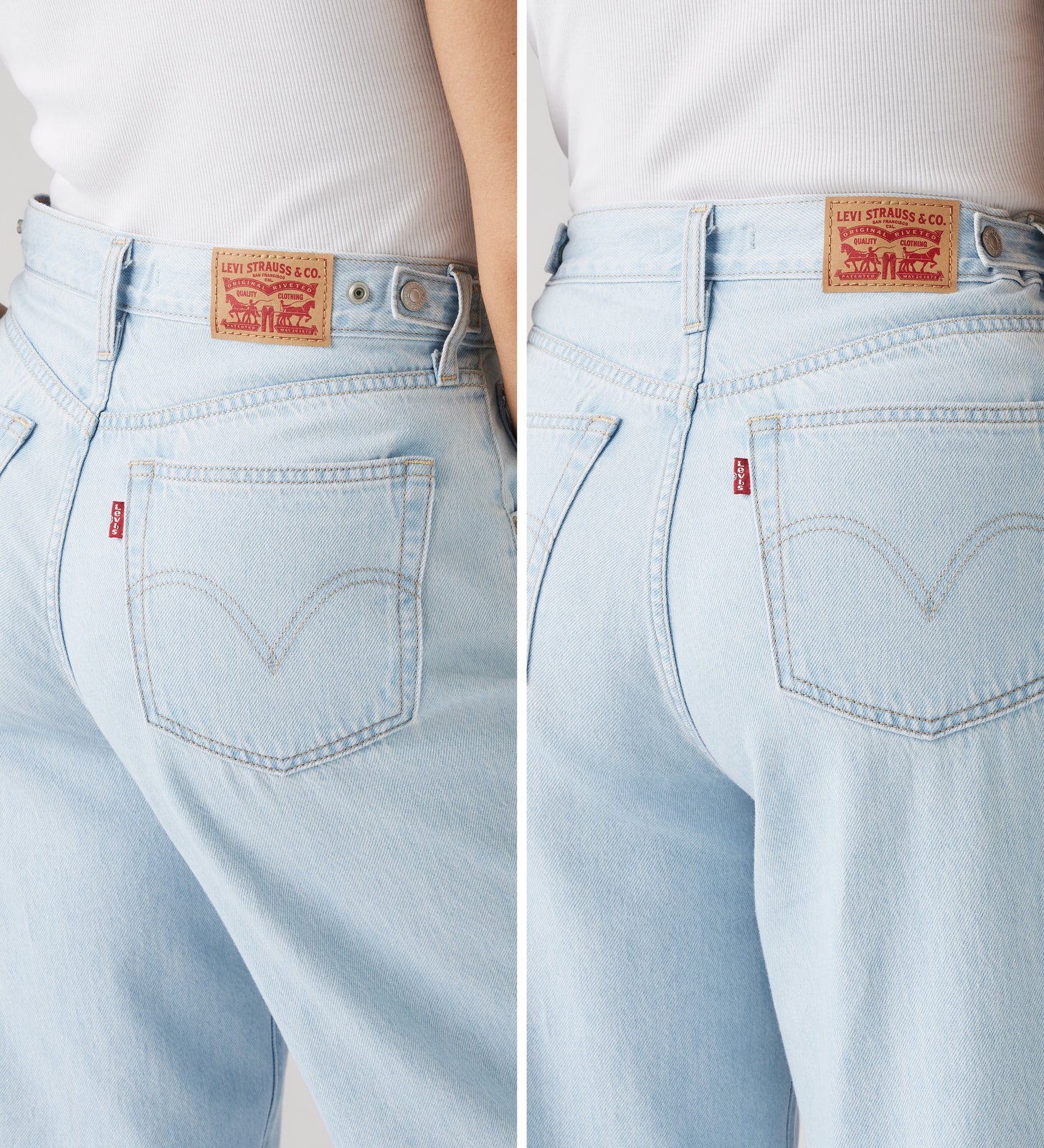 Main 6 - Levi's® Women's Cinch Baggy Jeans - 001UP0001