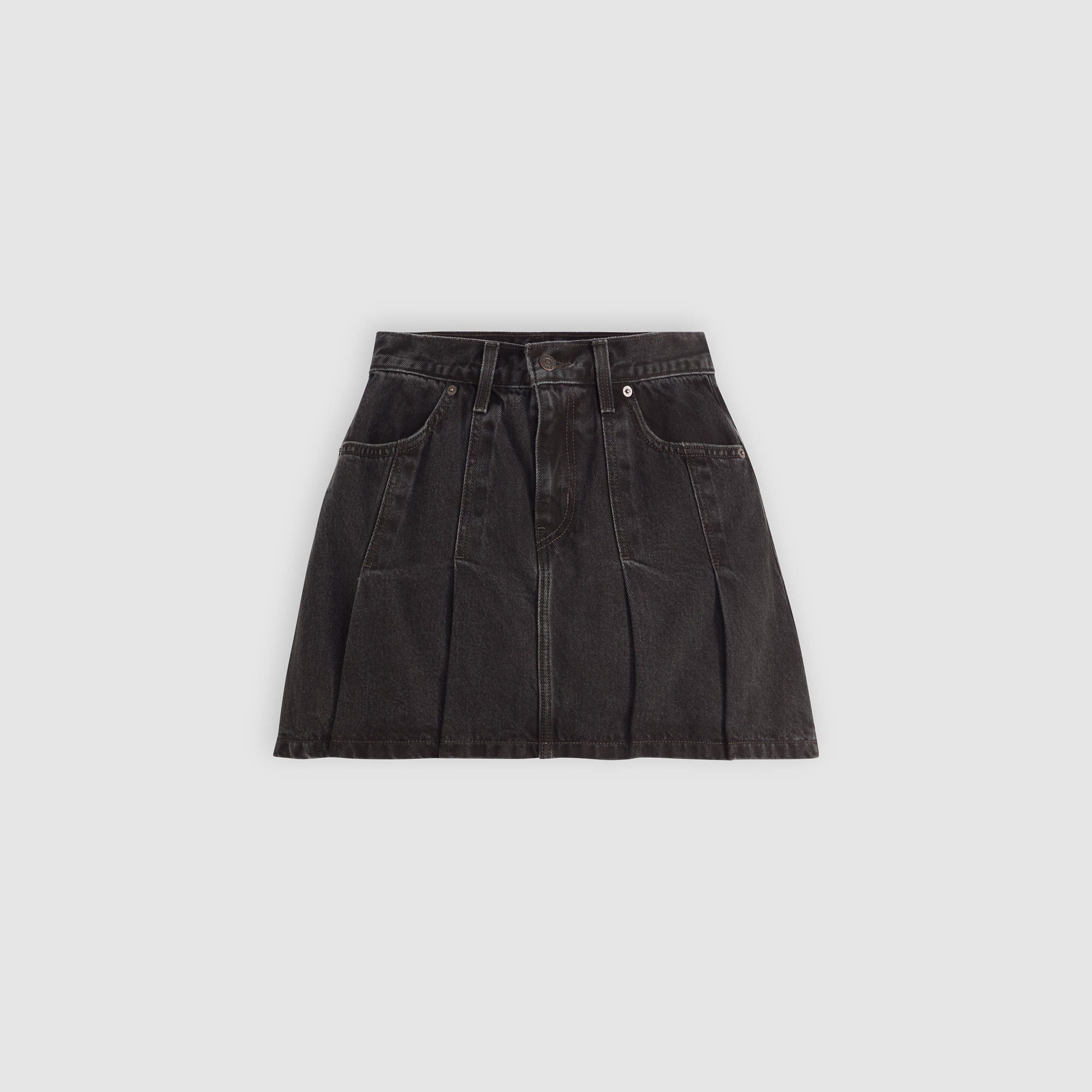Pleated Mini Skirt - Blue | 's® DE