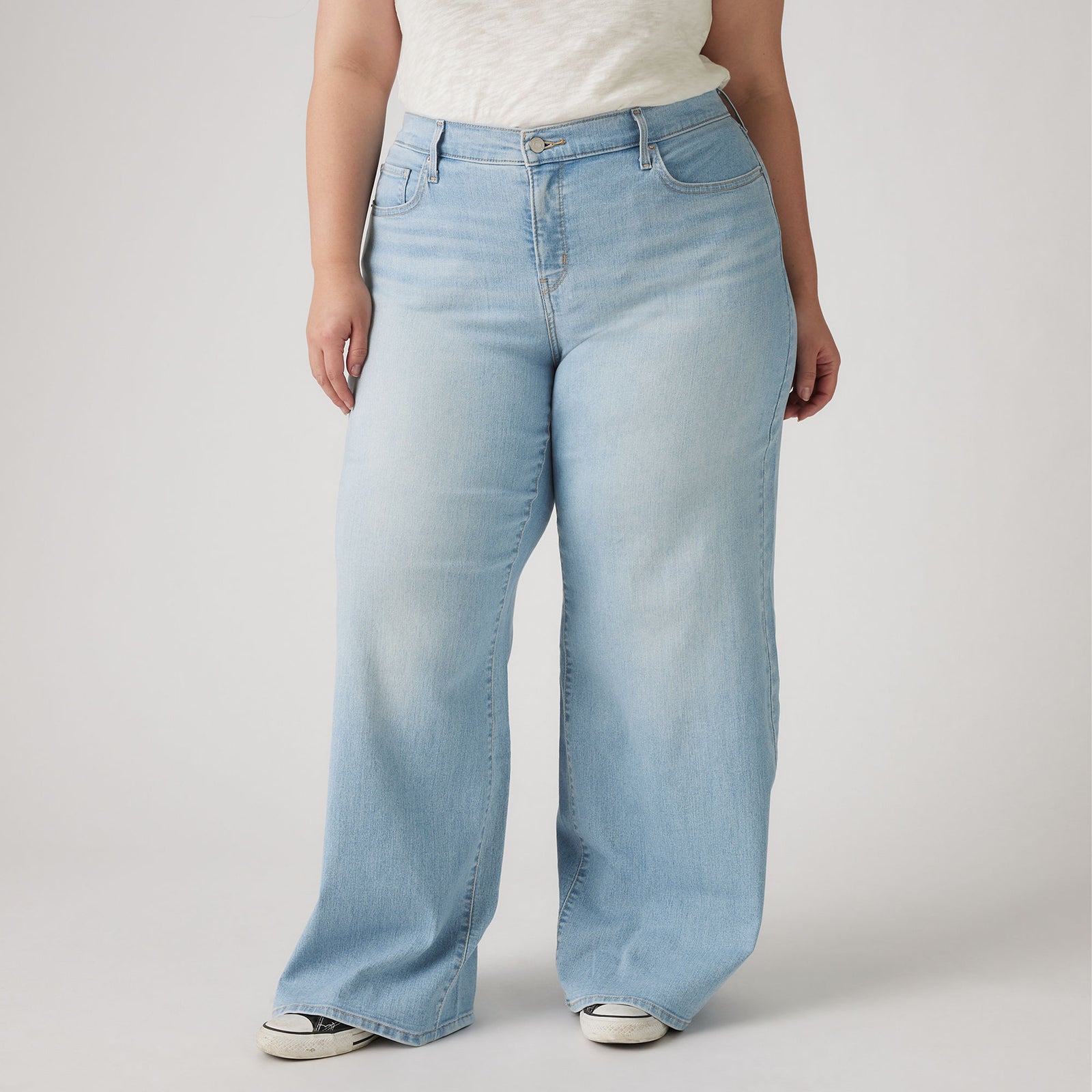 Main 5 - Levi's® Women's 318 Shaping Wide-Leg Jeans (Plus Size) - 0033F0001