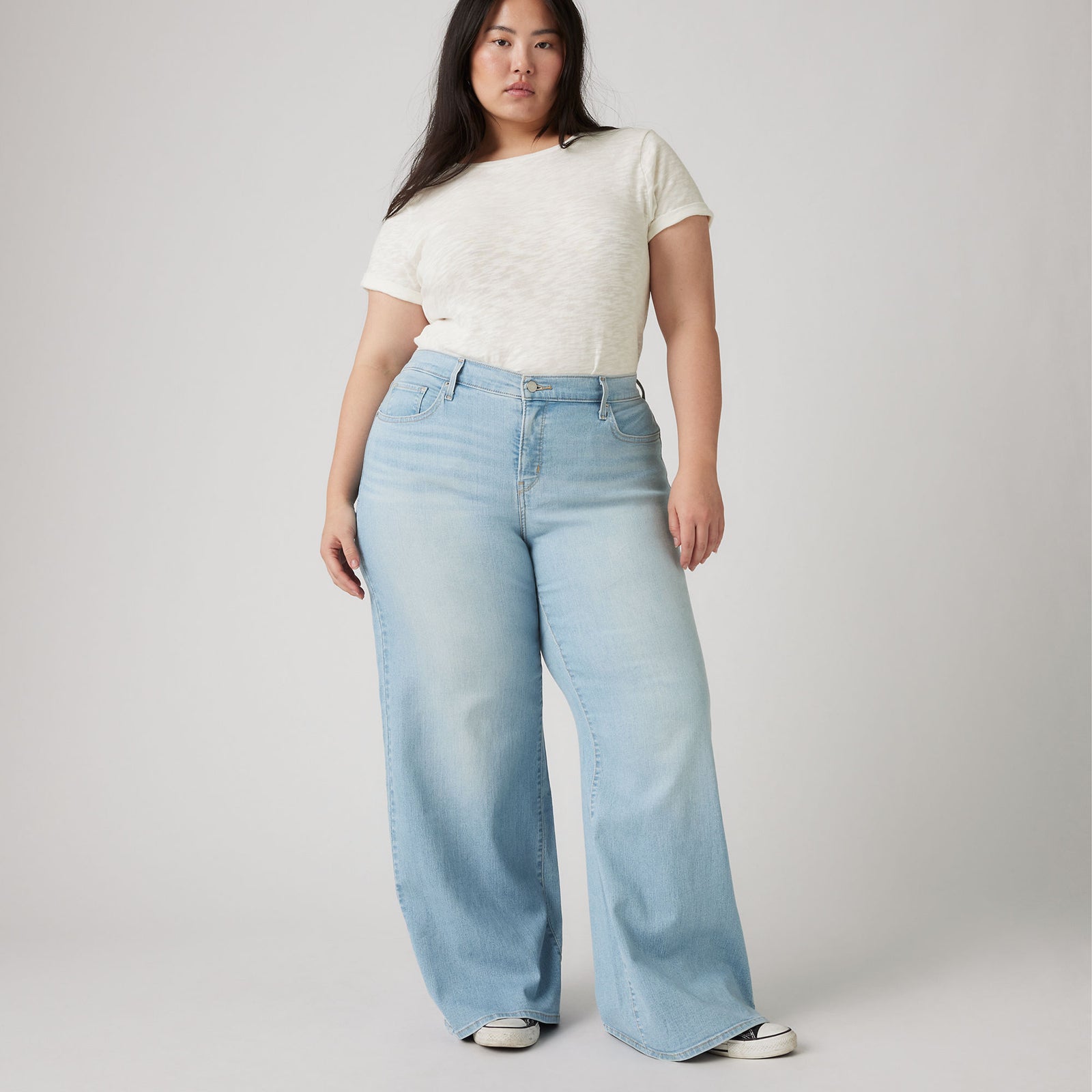 Main 4 - Levi's® Women's 318 Shaping Wide-Leg Jeans (Plus Size) - 0033F0001