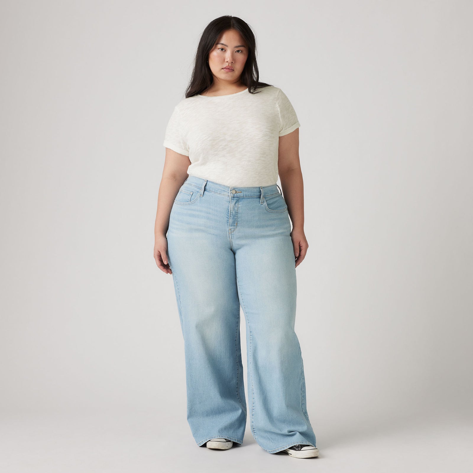 Main 1 - Levi's® Women's 318 Shaping Wide-Leg Jeans (Plus Size) - 0033F0001