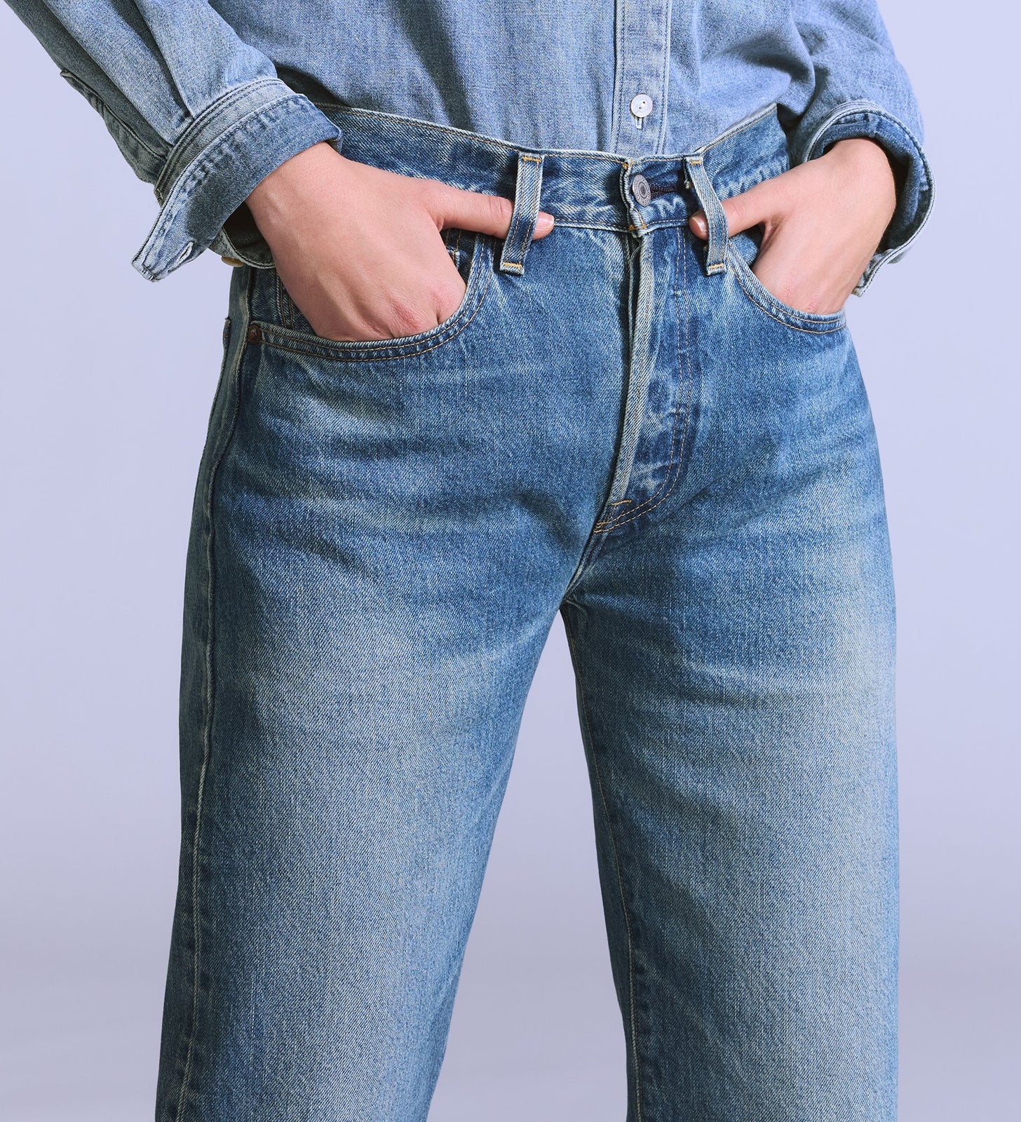 Main 6 - Levi's® Blue Tab™ Women's '70s 501® Jeans - 004TF0001