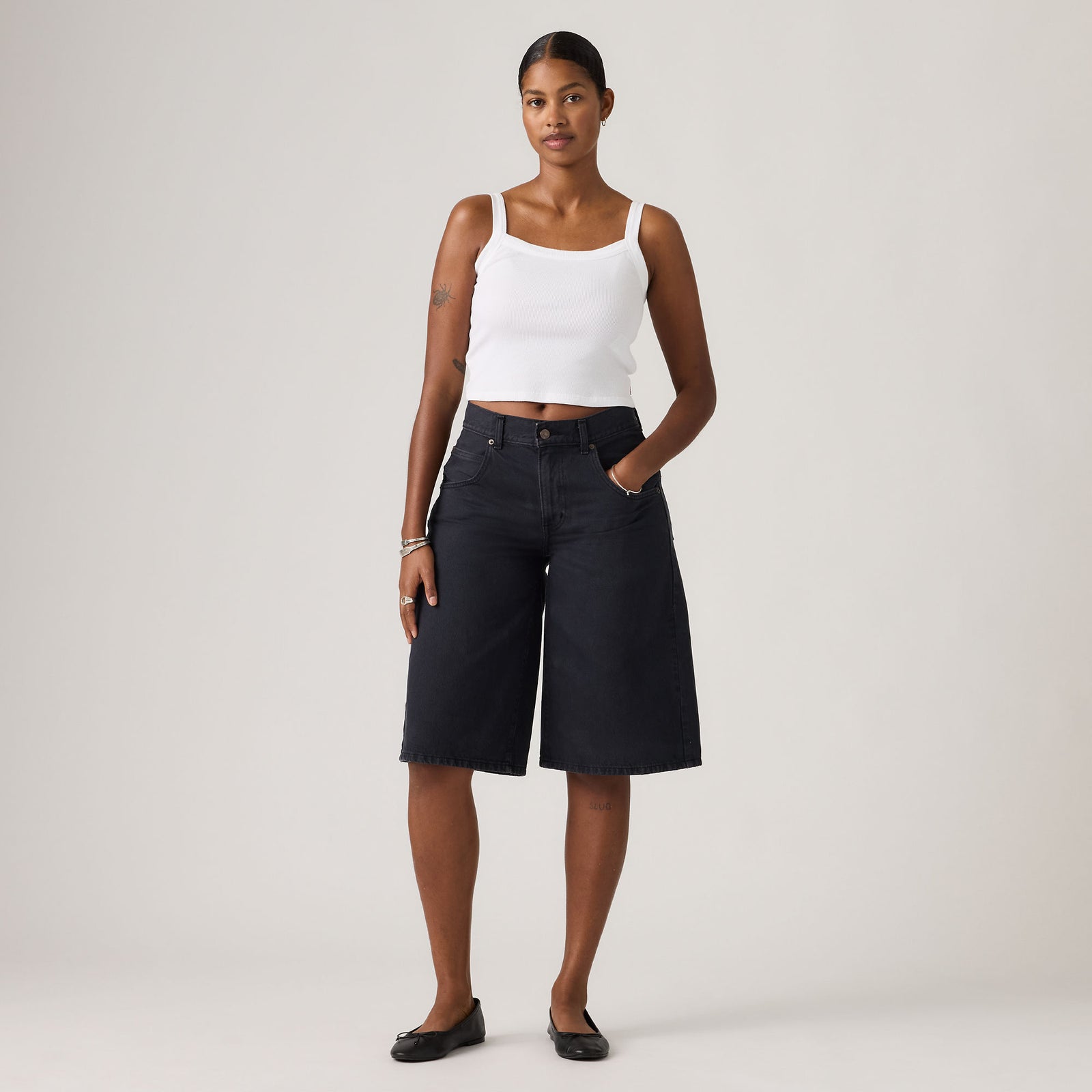 Main 1 - Levi's® Women's Super Baggy Jorts - 005DT0004