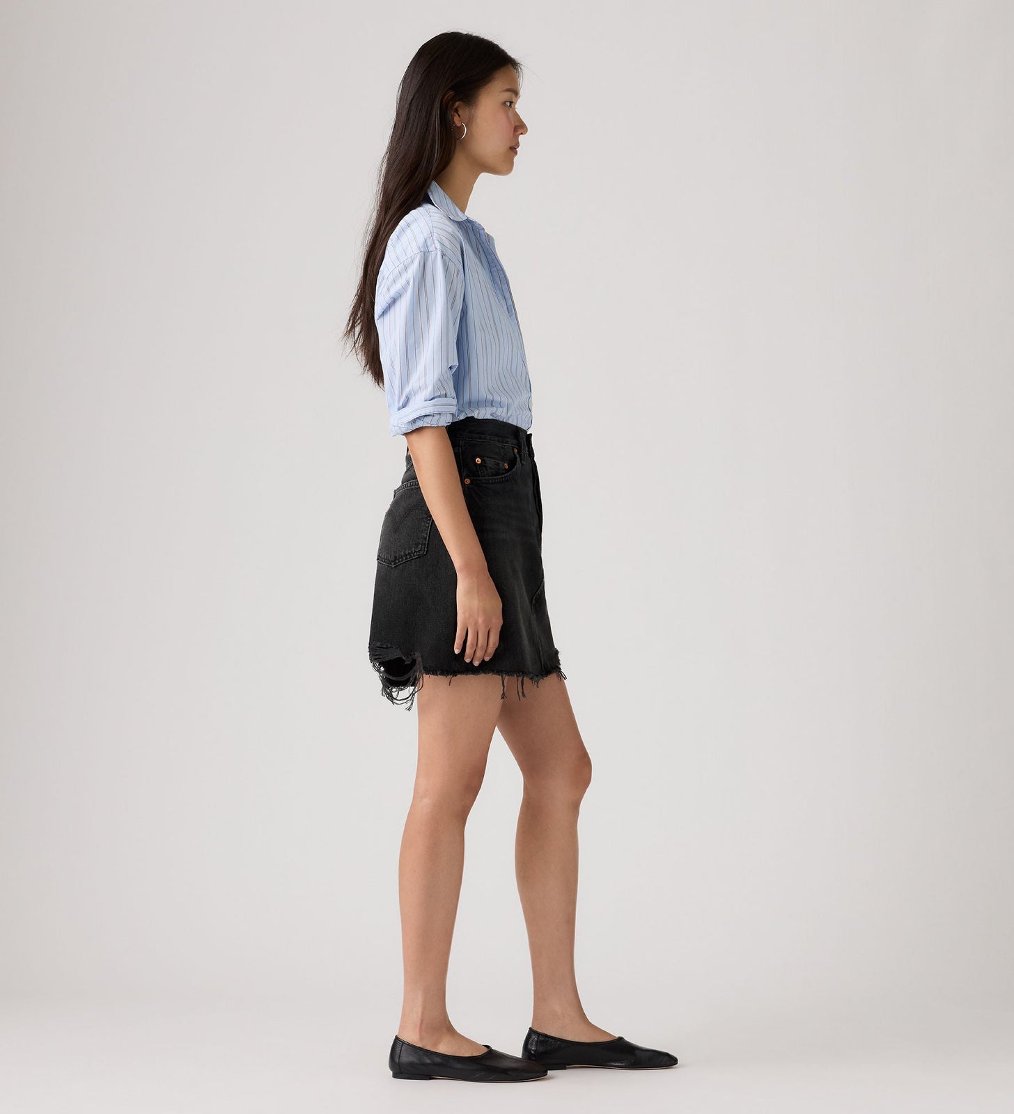 Main 3 - Levi's® Women's Deconstructed Skirt - 005LW0002