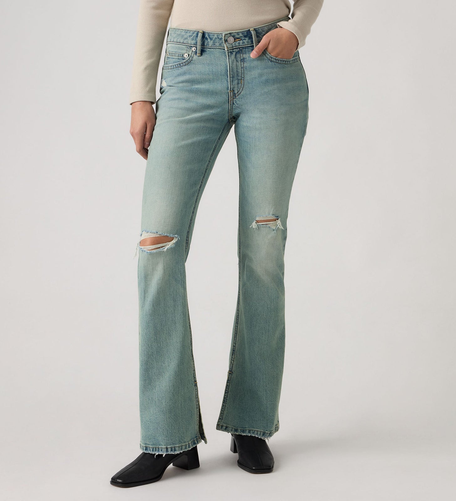 Main 5 - Levi's® Women's Low Slim Boot Jeans - 006KC0003