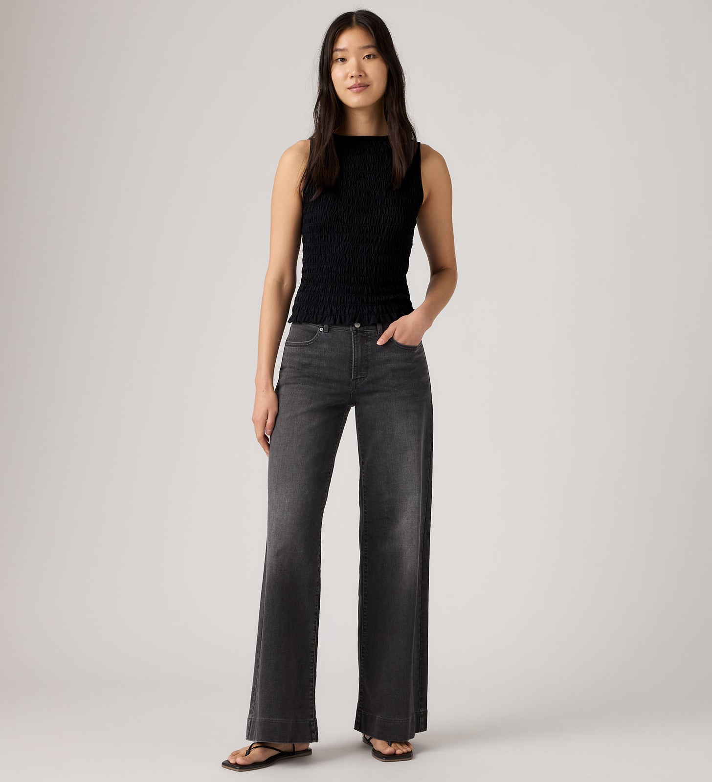 Main 1 - Levi's® Women's 318 Tailored Wide-Leg Jeans - 0081C0001