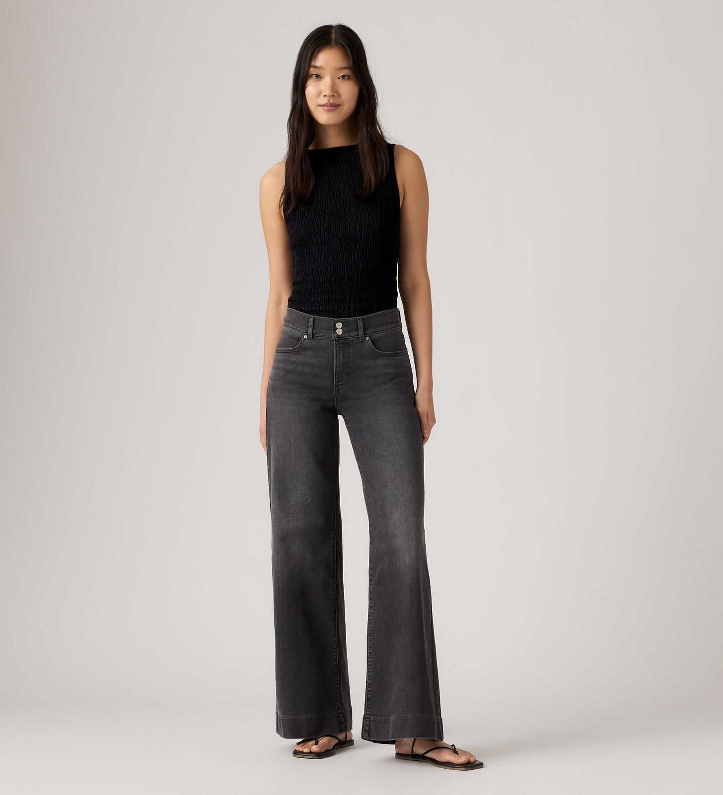 Main 2 - Levi's® Women's 318 Tailored Wide-Leg Jeans - 0081C0001