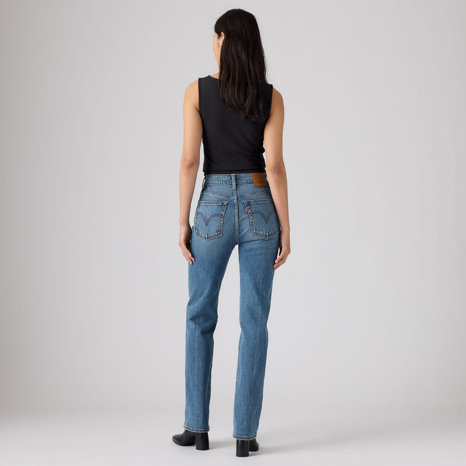 Main 3 - Levi's® Women's Ribcage Slim Jeans - 0081W0006