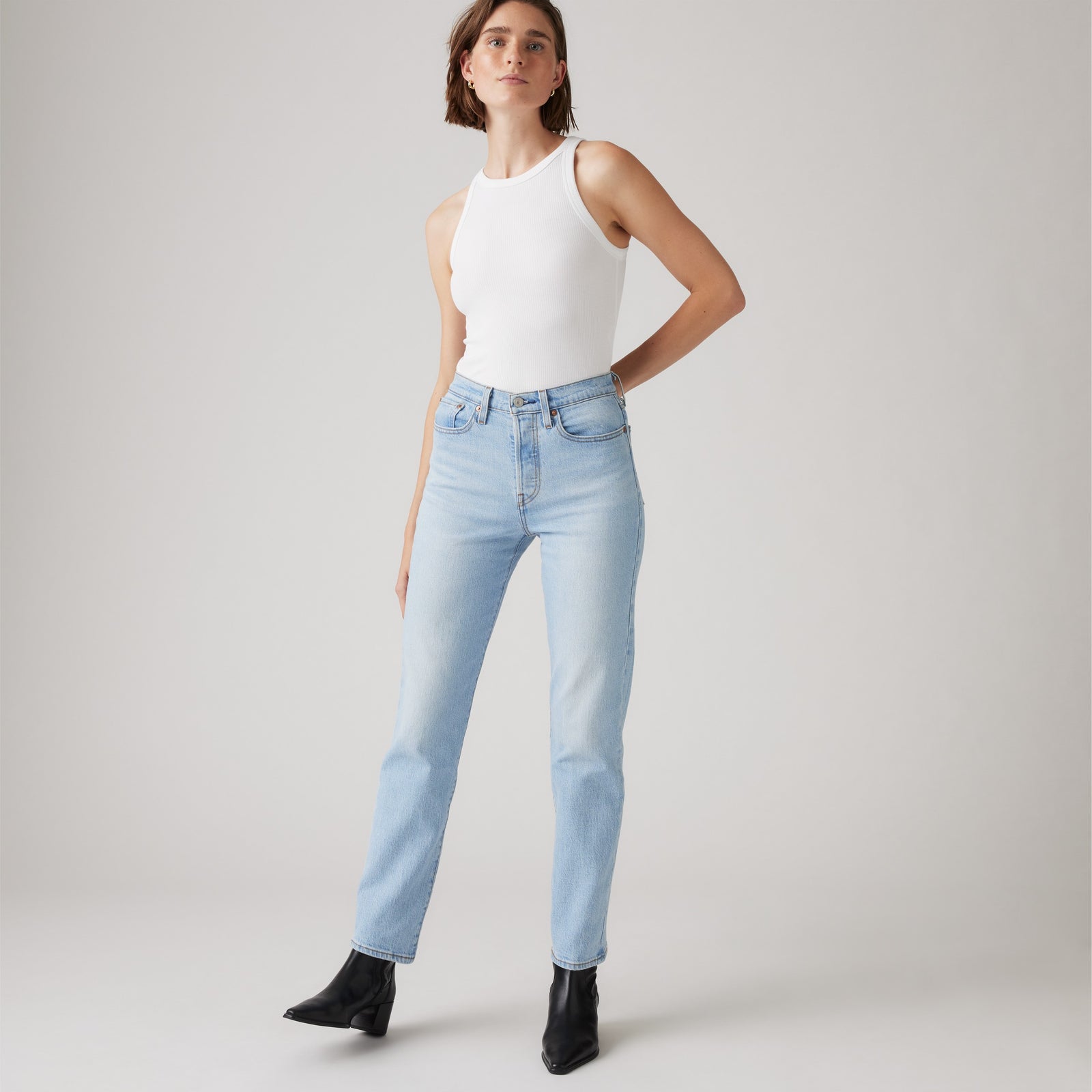 Main 4 - Levi's® Women's Wedgie Straight Jeans - 349640196