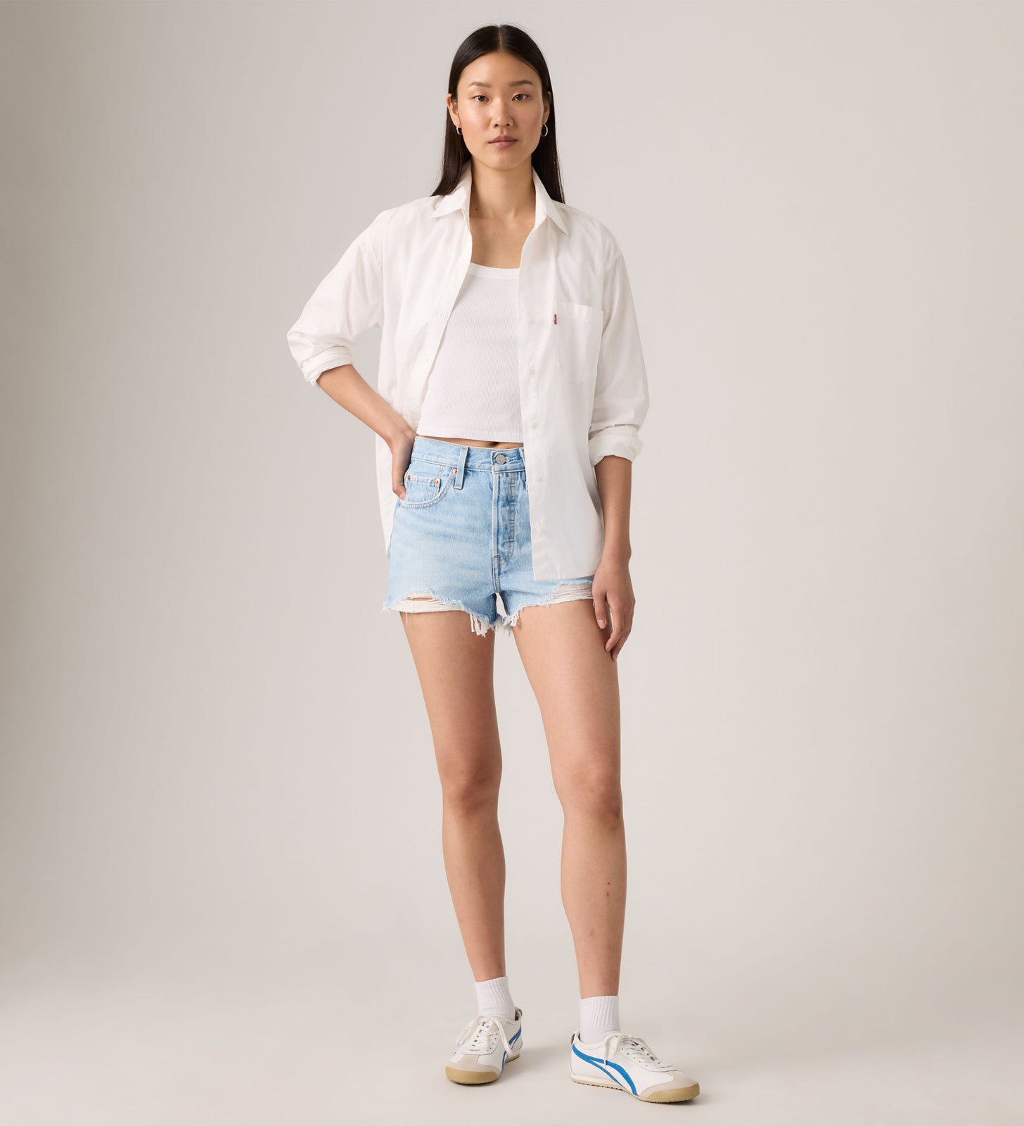 Main 1 - Levi's® Women's 501® Original High-Rise Jean Shorts - 563270086