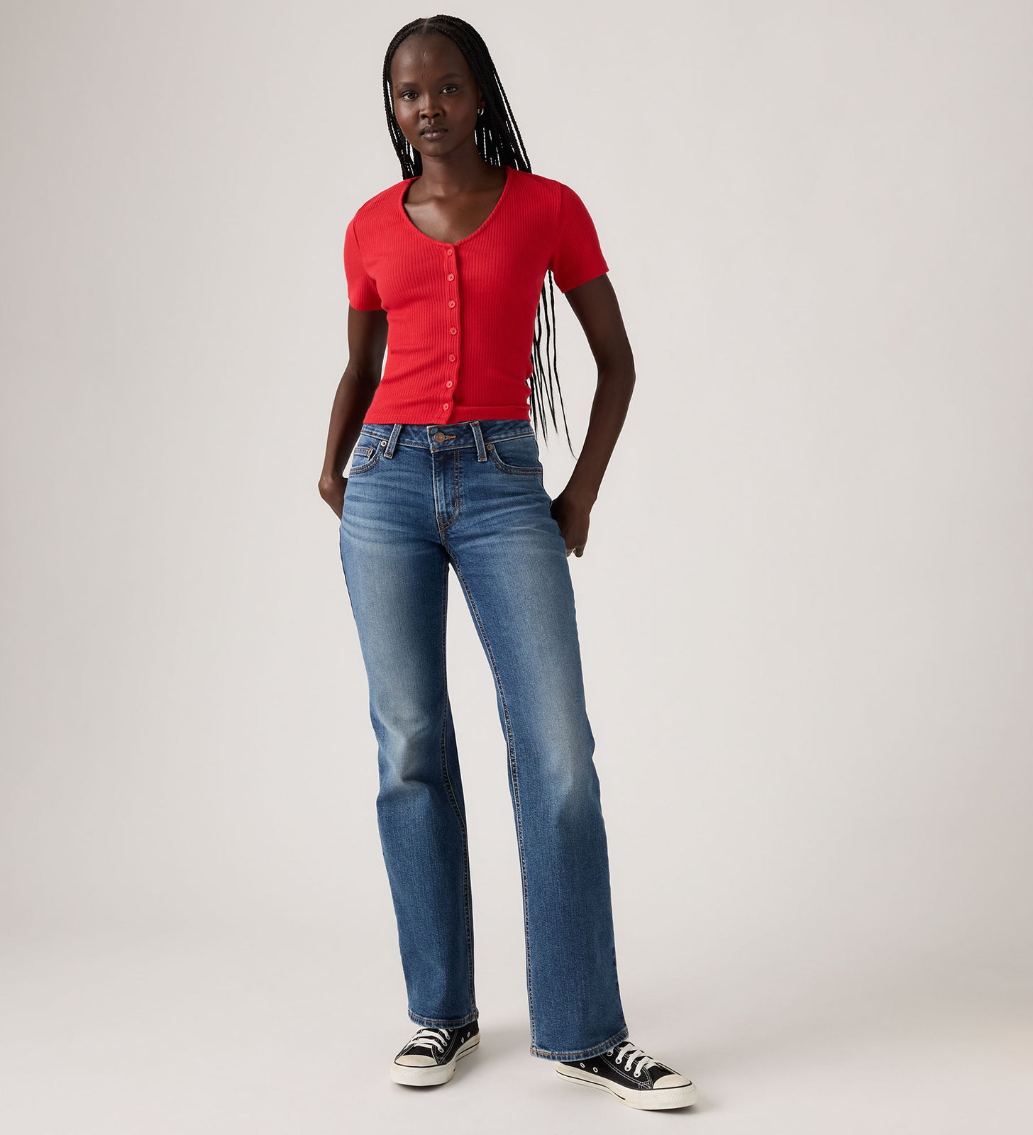 Main 4 - Levi's® Women's Superlow Bootcut Jeans - A46790043