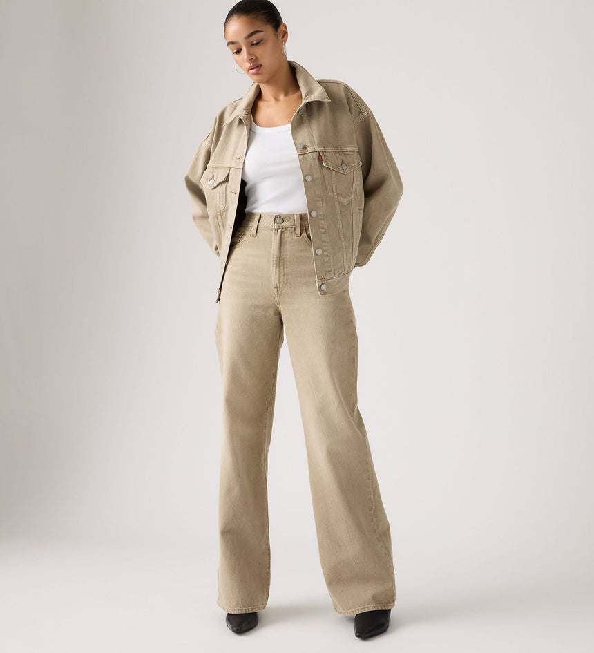 Main 4 - Levi's® Women's Ribcage Wide-Leg Jeans - A60810075