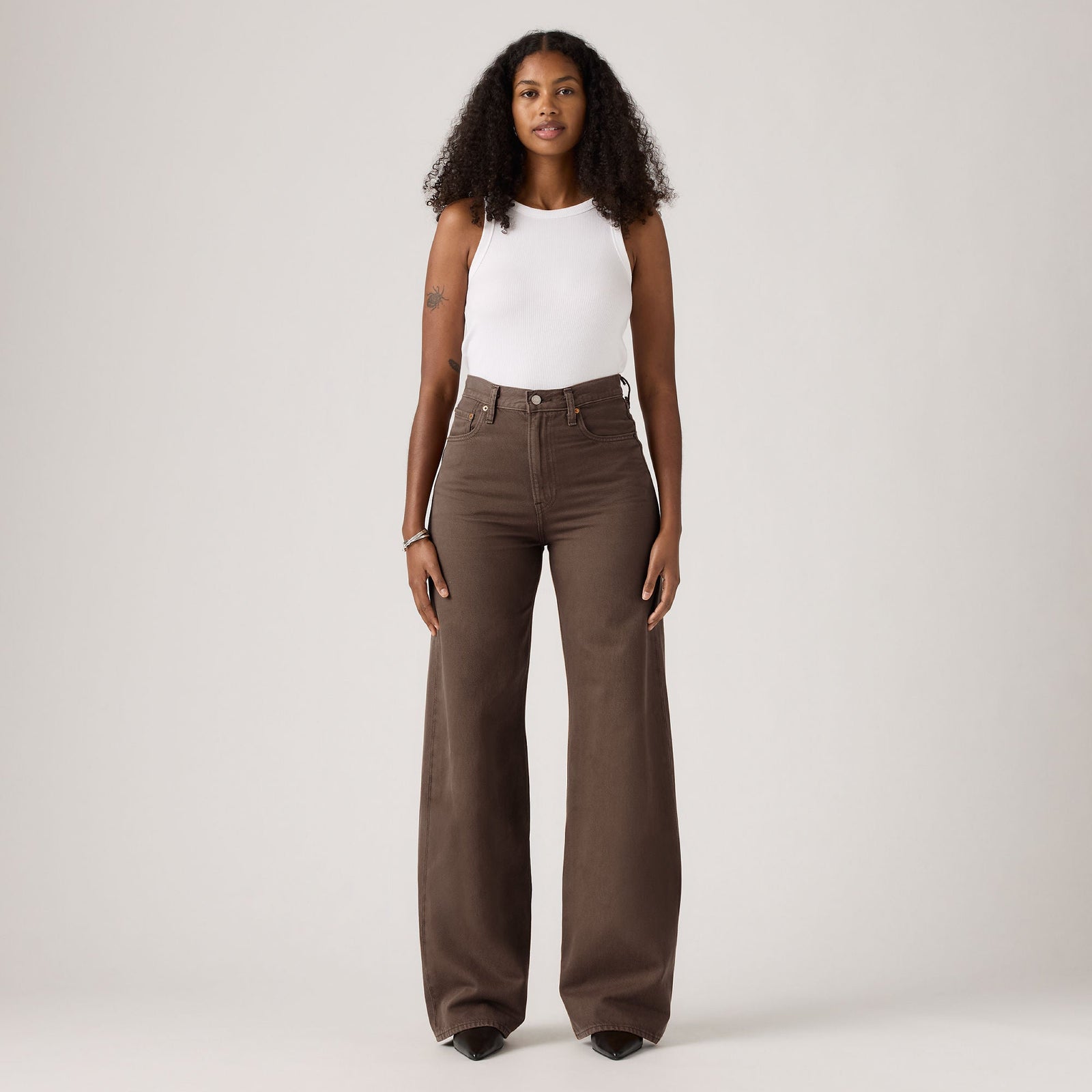 Main 3 - Levi's® Women's Ribcage Wide-Leg Jeans SCL - 